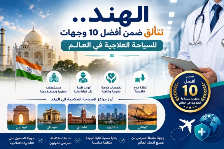 الهند.. تتألق ضمن أفضل 10وجهات للسياحة العلاجية في العالم