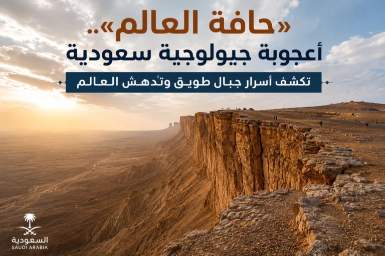 «حافة العالم».. أعجوبة جيولوجية سعودية تكشف أسرار جبال طويق وتُدهش العالم