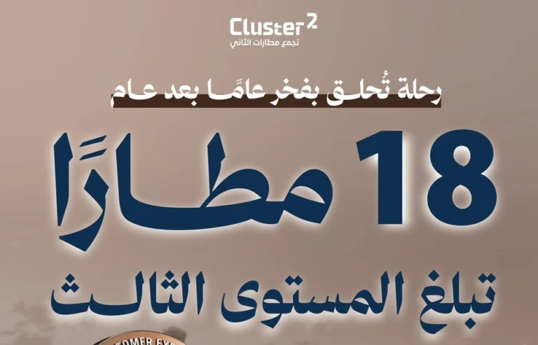 تجمّع مطارات الثاني يحقق إنجازًا دوليًا بحصول 18 مطارًا على اعتماد تجربة العميل من مجلس المطارات الدولي