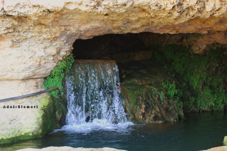 مياه نبع ابولو في مدينة( شحات ) قورينا الأثرية