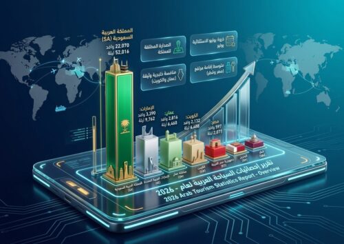المملكة العربية السعودية تقود طفرة السياحة العربية في النصف الأول من 2026.. صدارة كاسحة في جذب الوافدين والليالي الفندقية