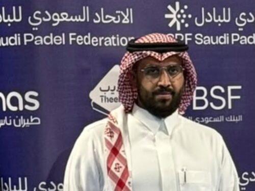 بحضور رئيس الإتحاد السعودي للبادل عبدالله الهزاع ومدير تسويق بوبا مروة أفندي :